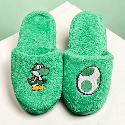 Pantuflas de Peluche Dinosaurio Yoshi
