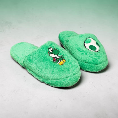 Pantuflas de Peluche Dinosaurio Yoshi