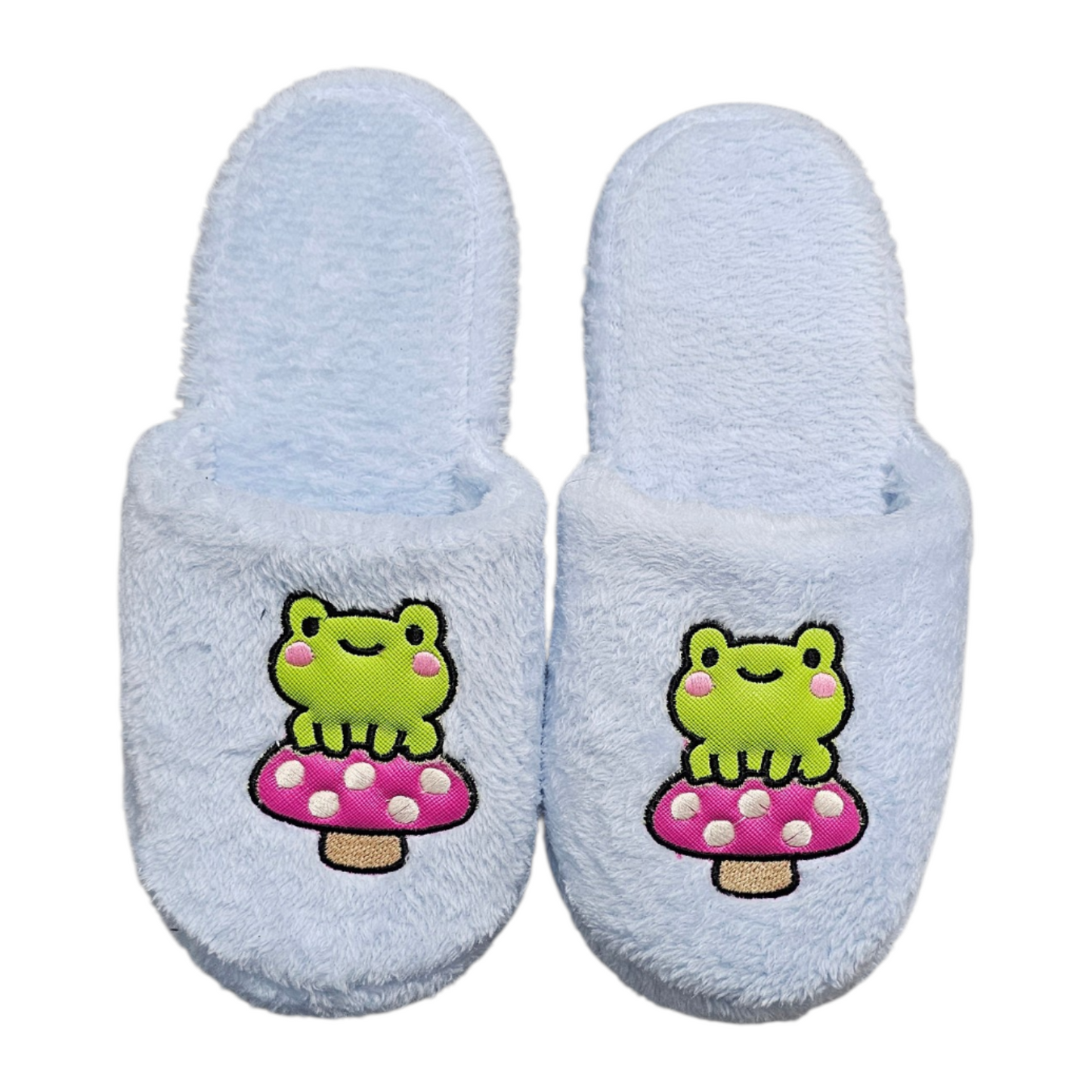 Pantuflas de Peluche Rana Cute