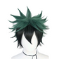 Peluca Verde Oscuro y Negro Midoriya Hero Academia Cosplay