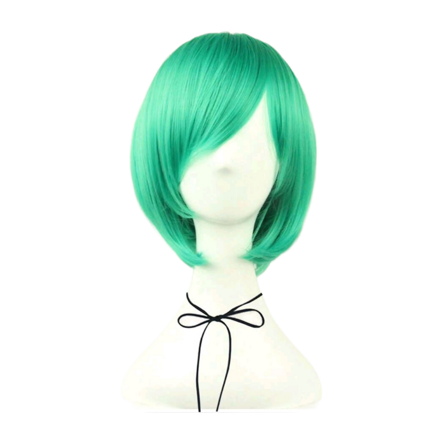 Peluca Verde Esmeralda Agua Corta Bob para Cosplay