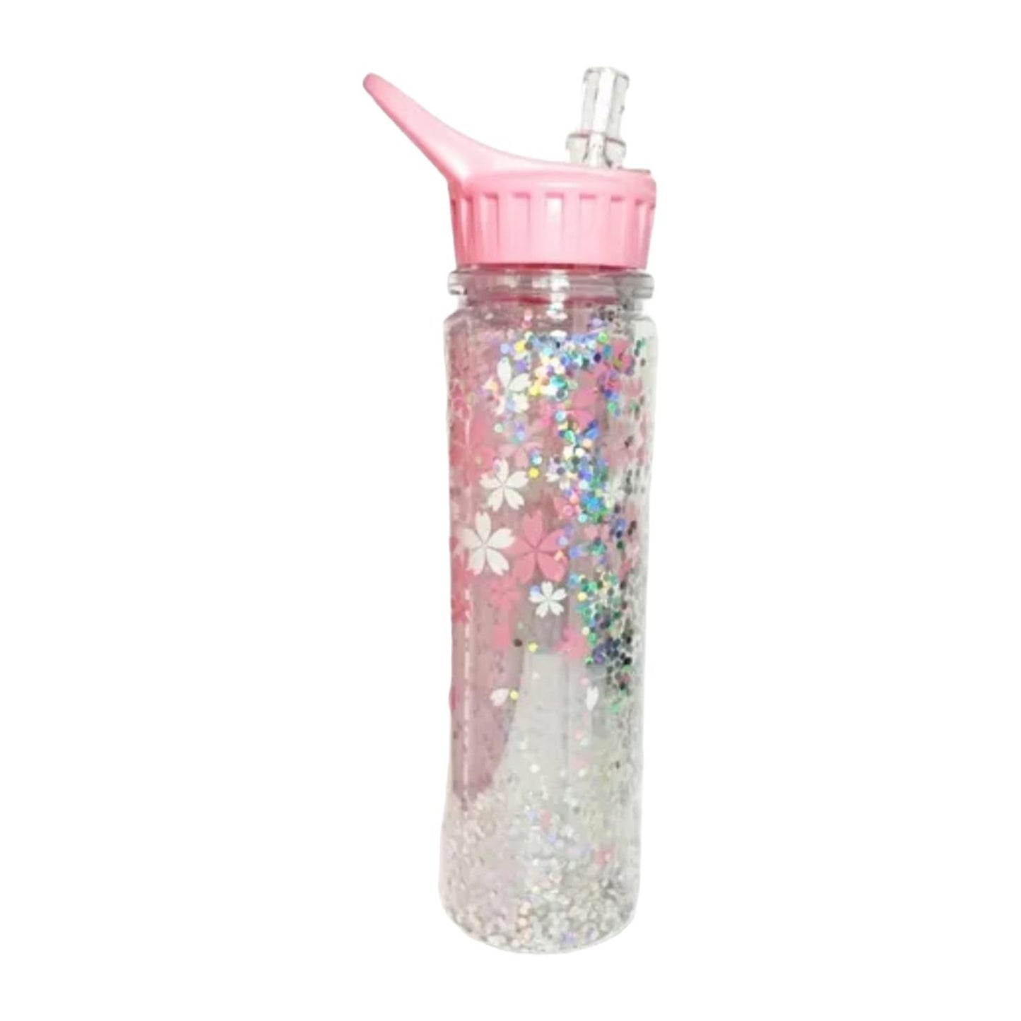 Vaso Transparente Reusable con Tapadera y Diseño Girly