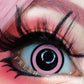 Lentes De Contacto Pupila Grande Rosa Nebula Pink Cosplay