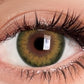 Lentes de Contacto Verde con Amarillo y Contorno Grueso