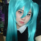 Lentes de contacto Azul Turquesa Cyan para Cosplay