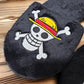 Pantuflas One Piece Bordadas Anime Piratas de Peluche