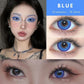 Lentes de Contacto Azul Intenso Brillante Para Cosplay