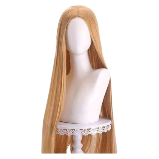 Peluca Dorado Lisa Larga sin Fleco SFL