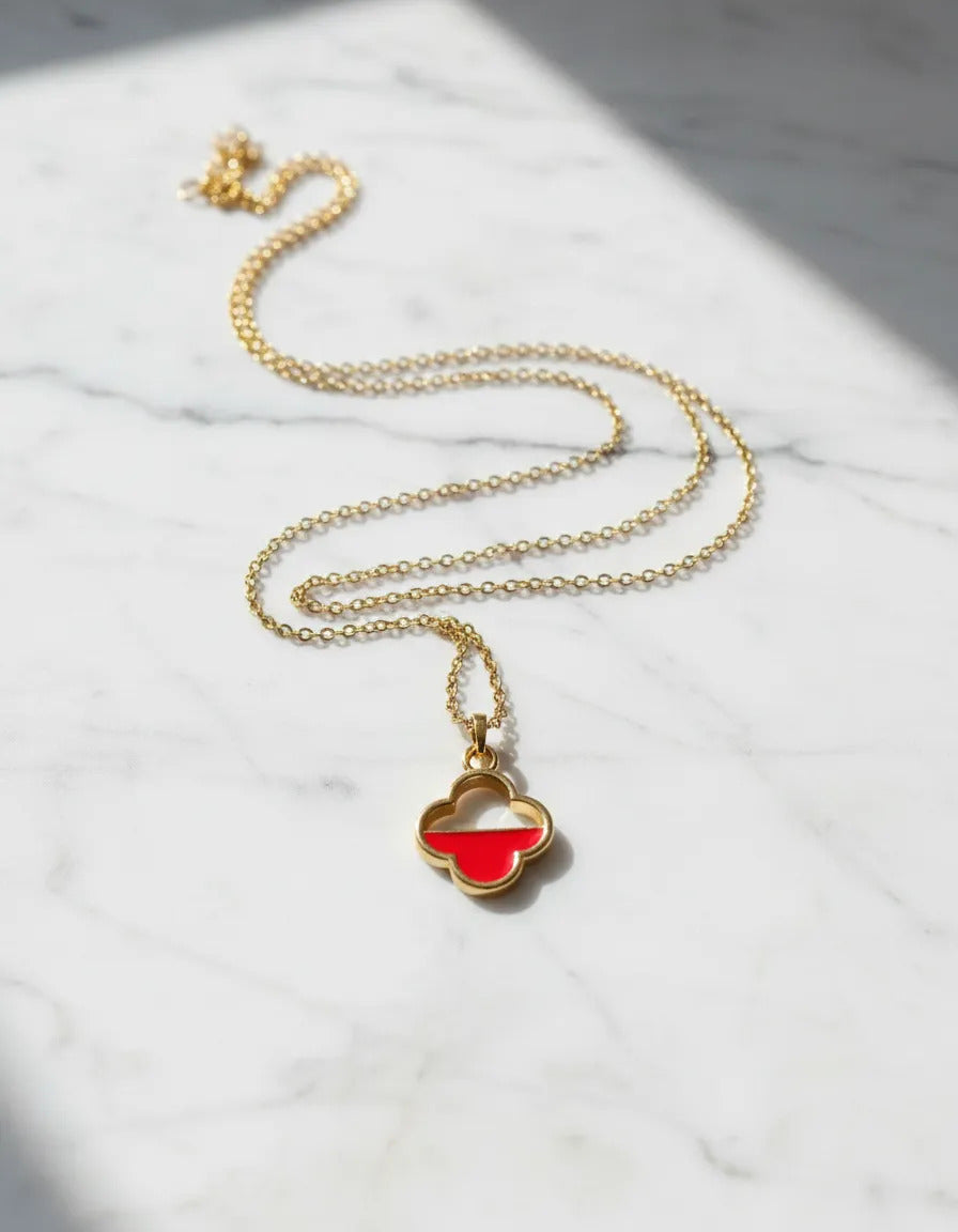 Collar Esmaltado - Simetría Lucky Charm