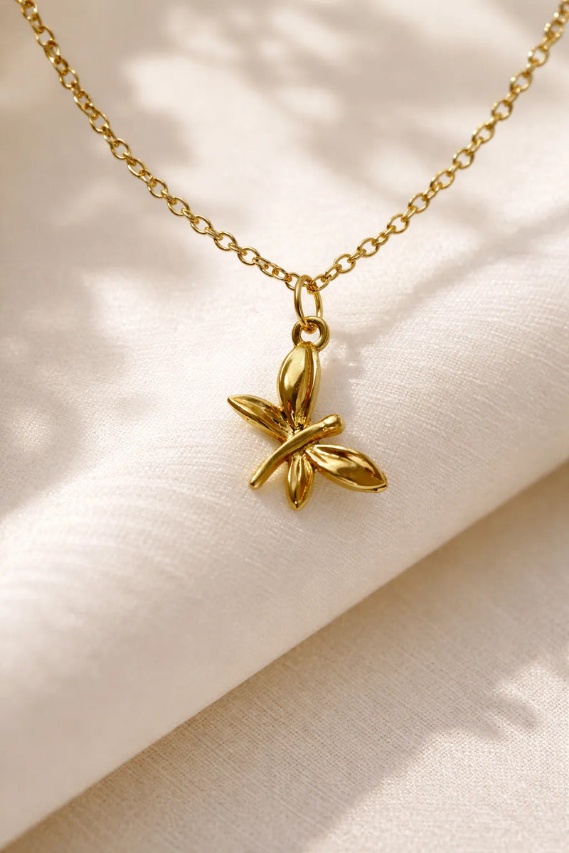 Collar Dorado - Libélula Dragonfly