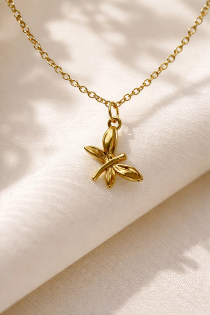 Collar Dorado - Libélula Dragonfly