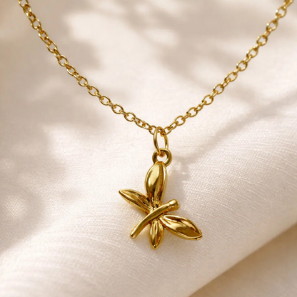 Collar Dorado - Libélula Dragonfly