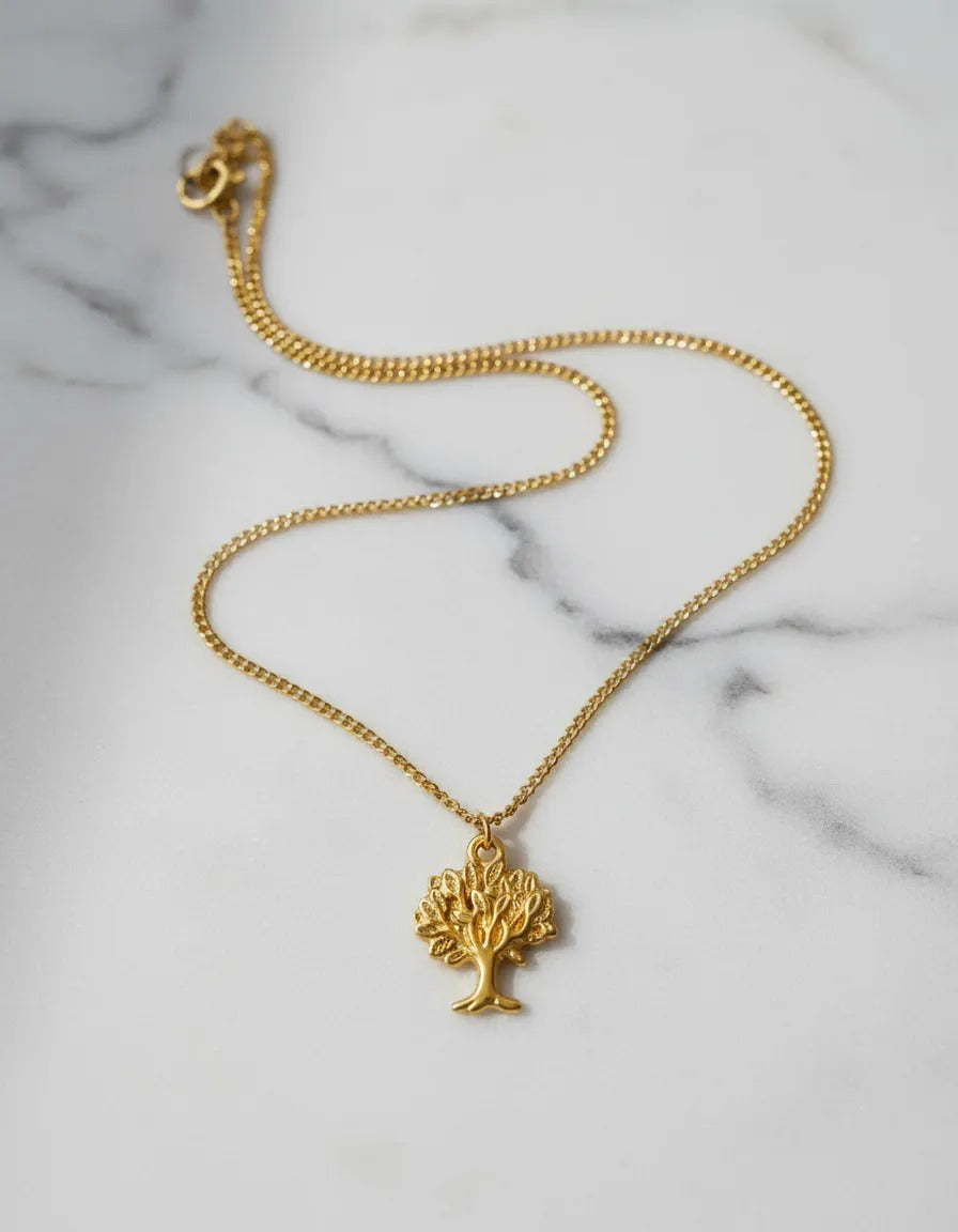 Collar Dorado - Árbol de Vida