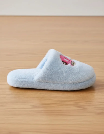 Pantuflas de Peluche Azules Tematica One Piece