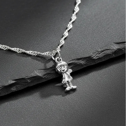 Collar Plateado - Pequeño Niño
