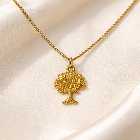 Collar Dorado - Árbol de Vida