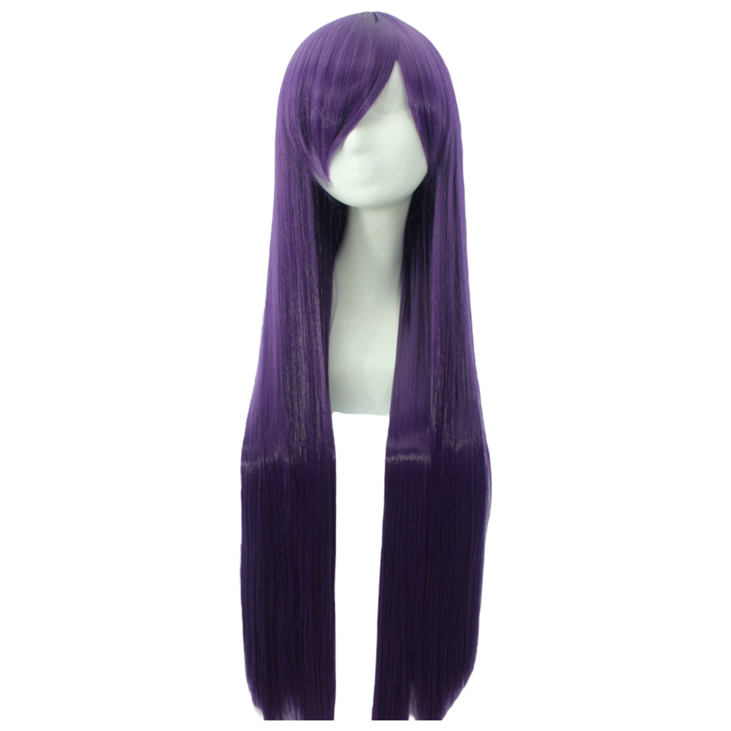 Peluca JOY Morado Oscuro Larga Lisa con Fleco L.62