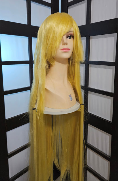 Peluca JOY Rubio Dorado Larga Lisa con Fleco L.8