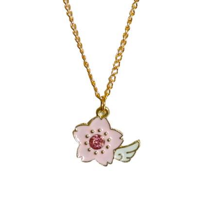 Collar Esmaltado - Flor de Cerezo Sakura