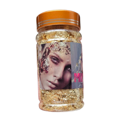 Lámina Molida Pan de Oro Para Decoración, Uñas y Maquillaje 25 gr
