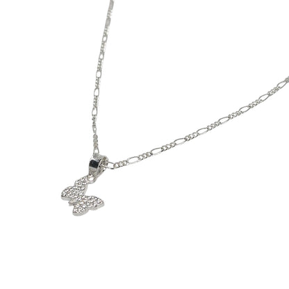 Collar Plata 925 Libélulas y Mariposas