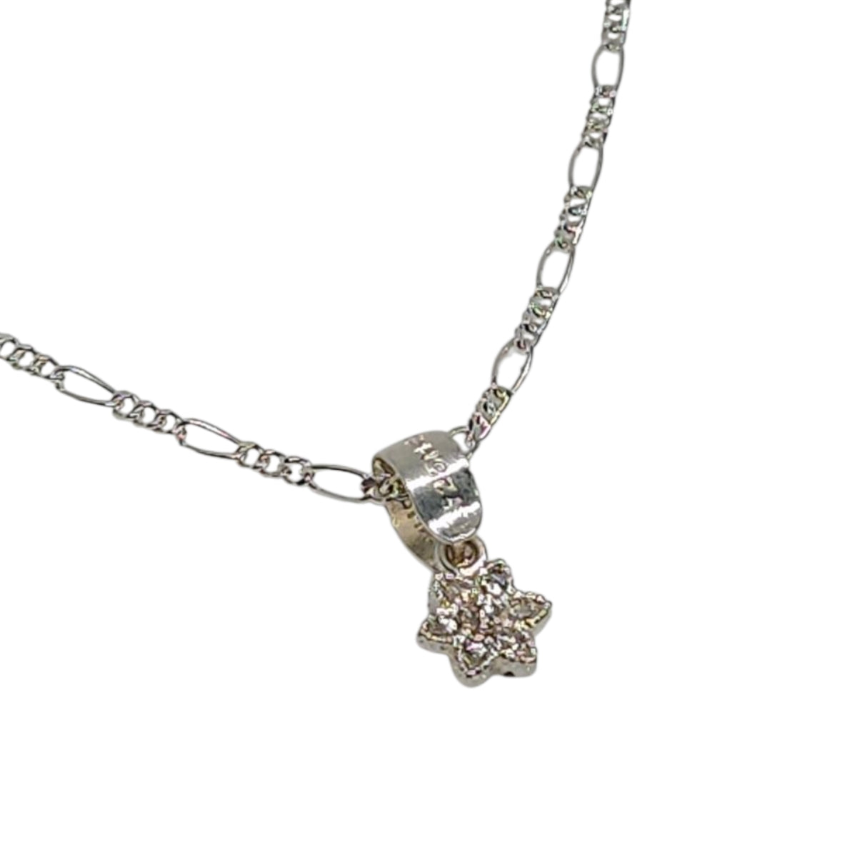 Collar Plata 925 Flor Pequeño Narciso