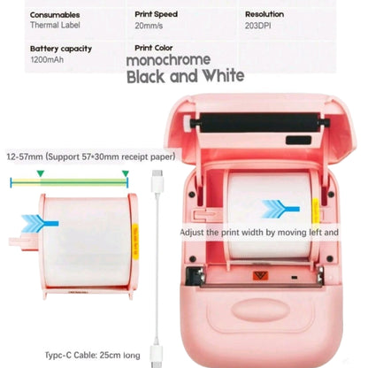Impresora de Etiquetas Marklife P50 Portatil y Recargable