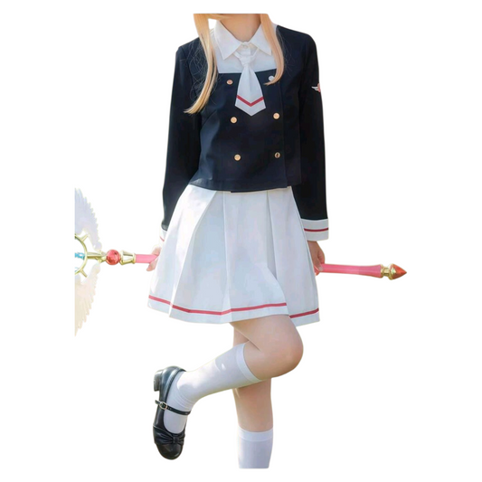 Uniforme Sakura Kinomoto Clear Card Anime y Cosplay