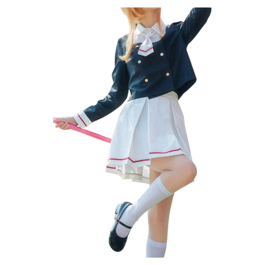 Uniforme Sakura Kinomoto Clear Card Anime y Cosplay