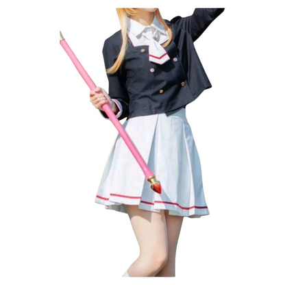 Uniforme Sakura Kinomoto Clear Card Anime y Cosplay