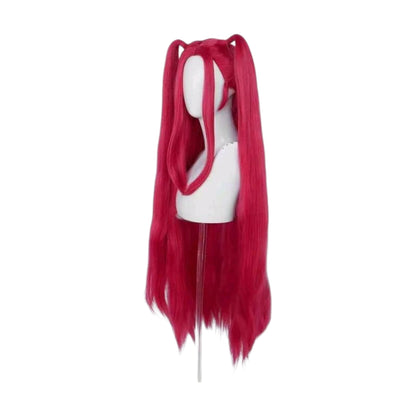 Peluca Rosa Fuscia Larga Mira Huntrix Guerreras Kpop Cosplay