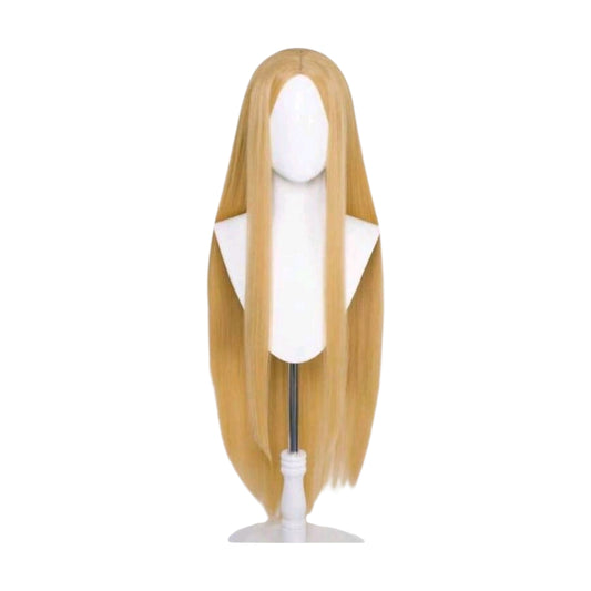 Peluca Dorado Lisa Larga sin Fleco SFL