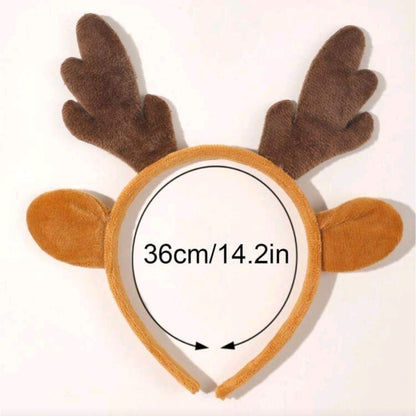 Diadema Orejas de Reno Estilo Navideño #2