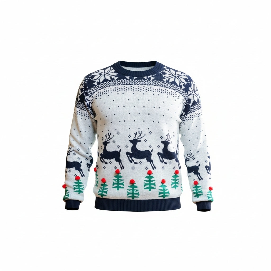 Sueter Navideño Ugly Sweater Tejido Varios Modelos