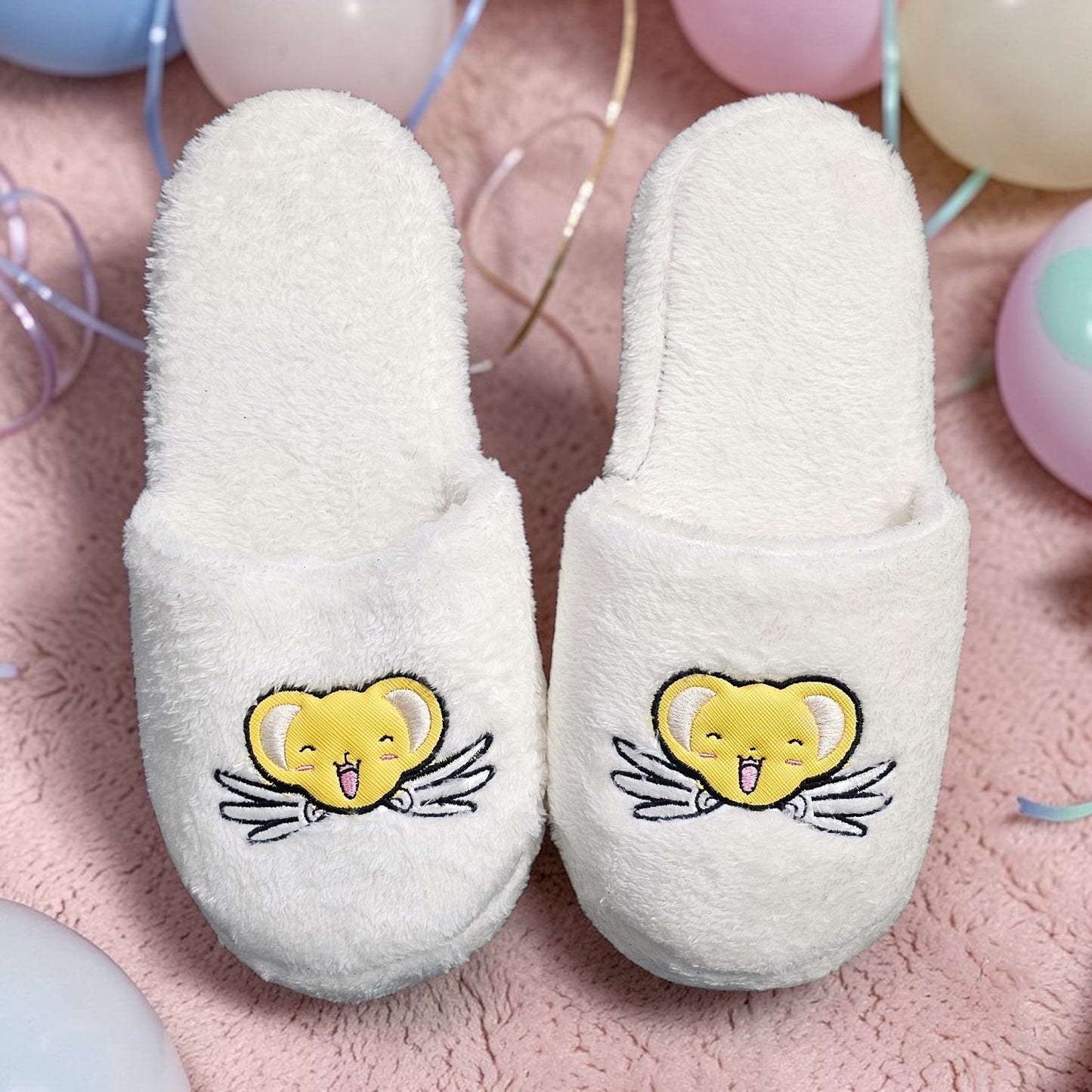 Pantuflas de Peluche Beige Kero