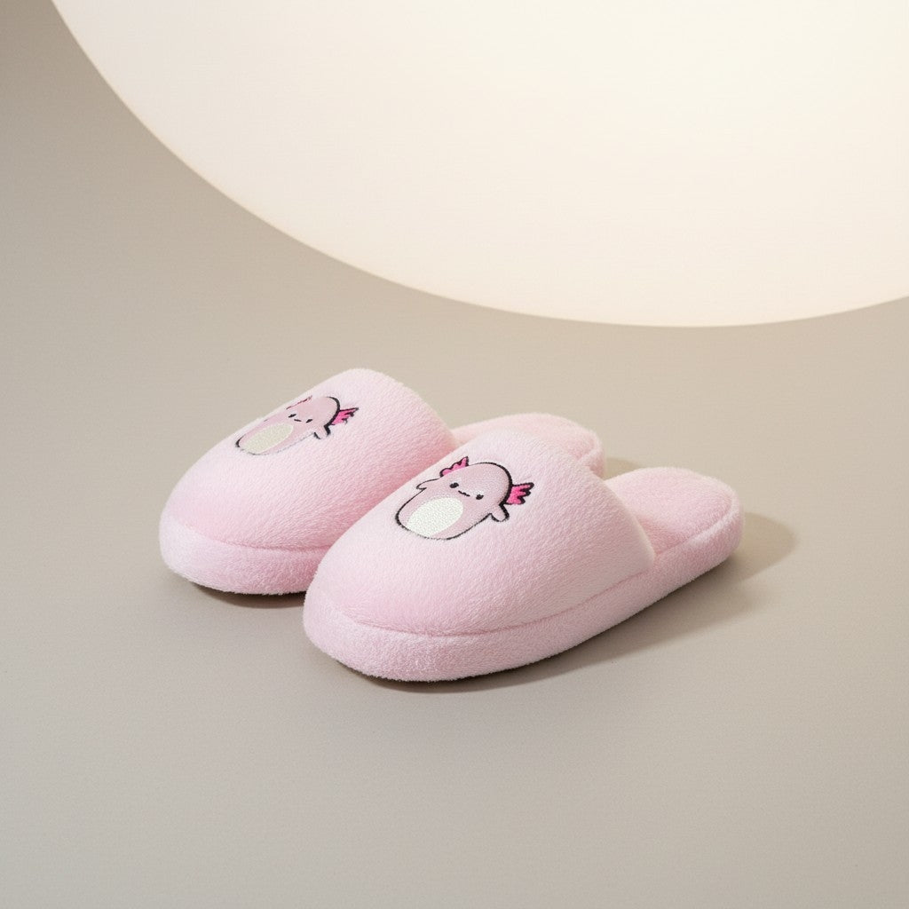 Pantuflas de Peluche Ajolote Slide in