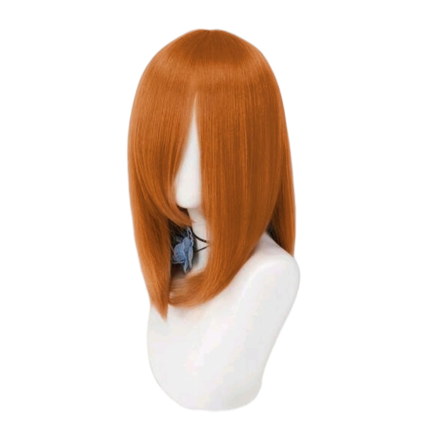 Peluca JOY Naranja Cobrizo Corta con Fleco C.8