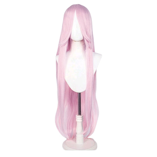 Peluca JOY Rosa Lila Larga Lisa con Fleco L.73