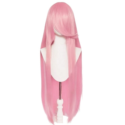 Peluca JOY Rosa Claro Larga Lisa con Fleco L.70