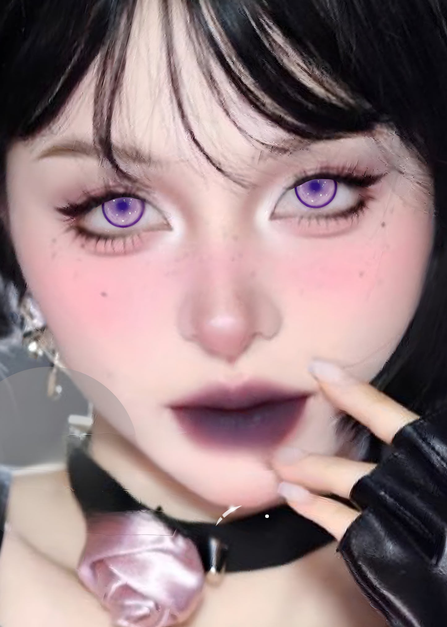 Pupilentes Morado Paradisse para Disfraz y Cosplay