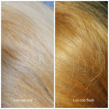 Peluca Dorado Naranja Corta Estilizada para Cosplay