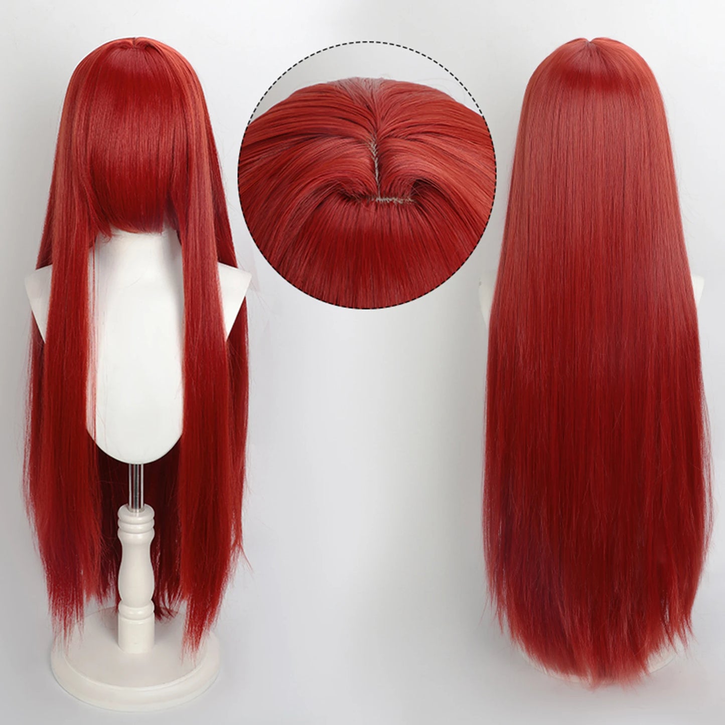 Peluca JOY Shedron Larga Lisa con Fleco L.32