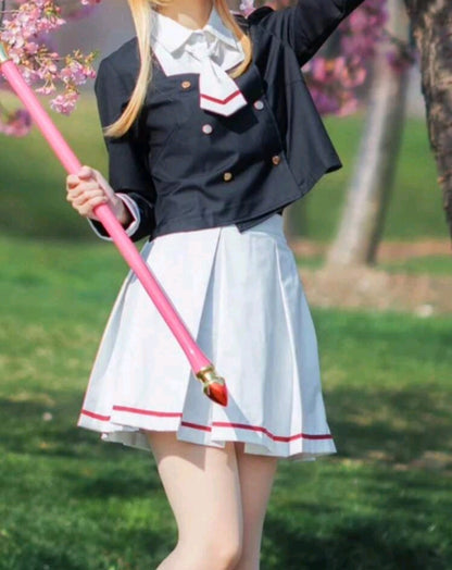Uniforme Sakura Kinomoto Clear Card Anime y Cosplay
