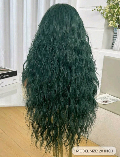 Peluca Verde Aqua Turquesa Oscuro Sailor Neptune