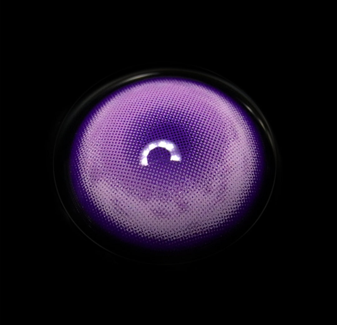 Pupilentes Morado Paradisse para Disfraz y Cosplay