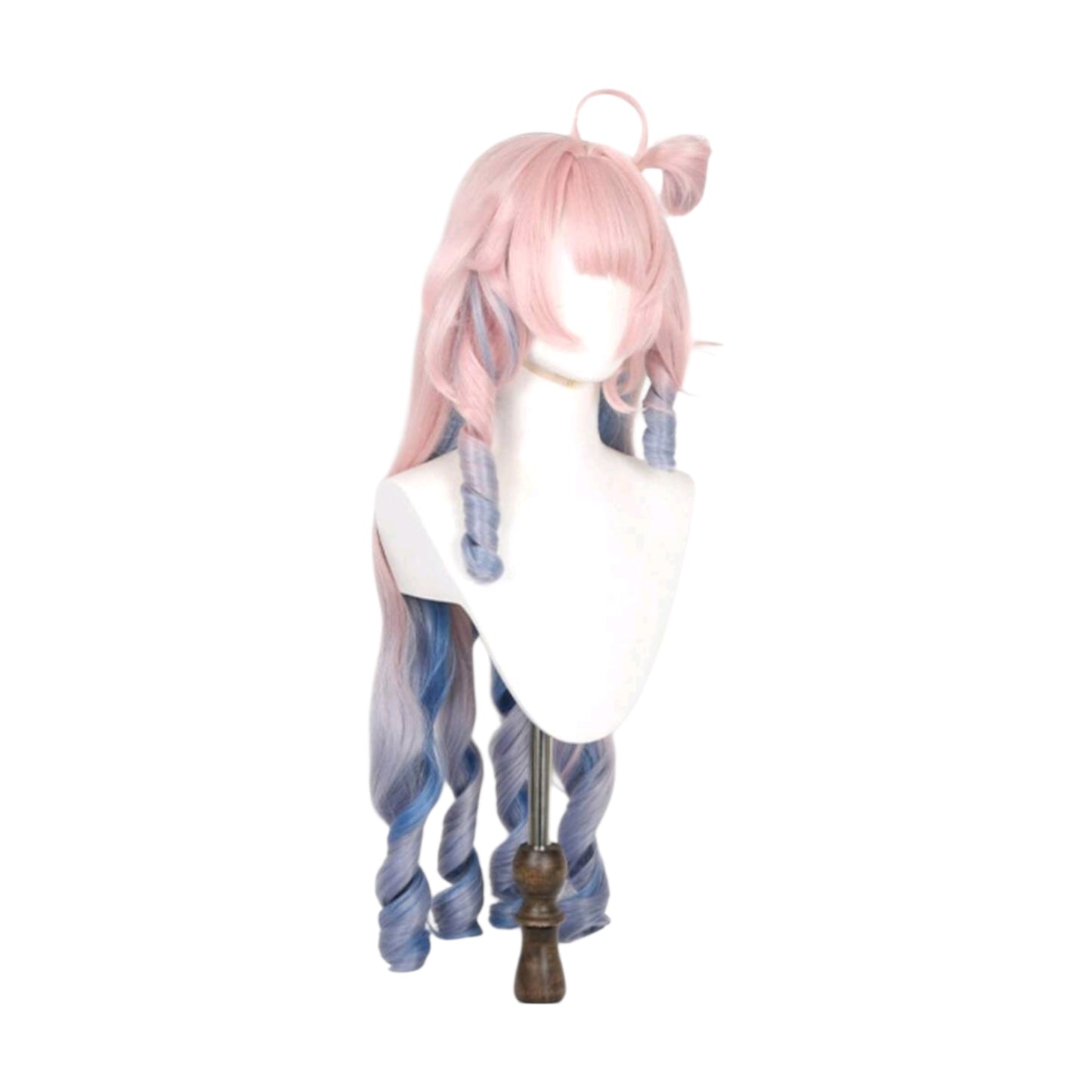 Peluca Rosa y Azul Cosplay Denia Wuthering Waves