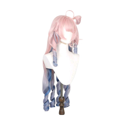 Peluca Rosa y Azul Cosplay Denia Wuthering Waves