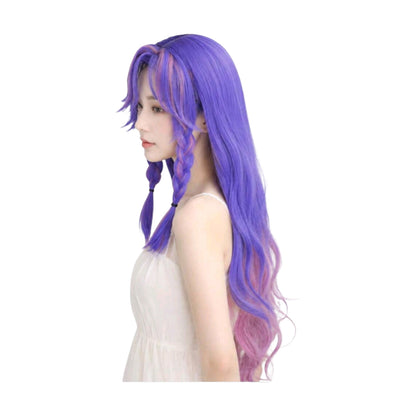 Peluca Morado y Rosa Cosplay Arke Honor of Kings Butterfly Dance