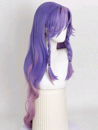 Peluca Morado y Rosa Cosplay Arke Honor of Kings Butterfly Dance