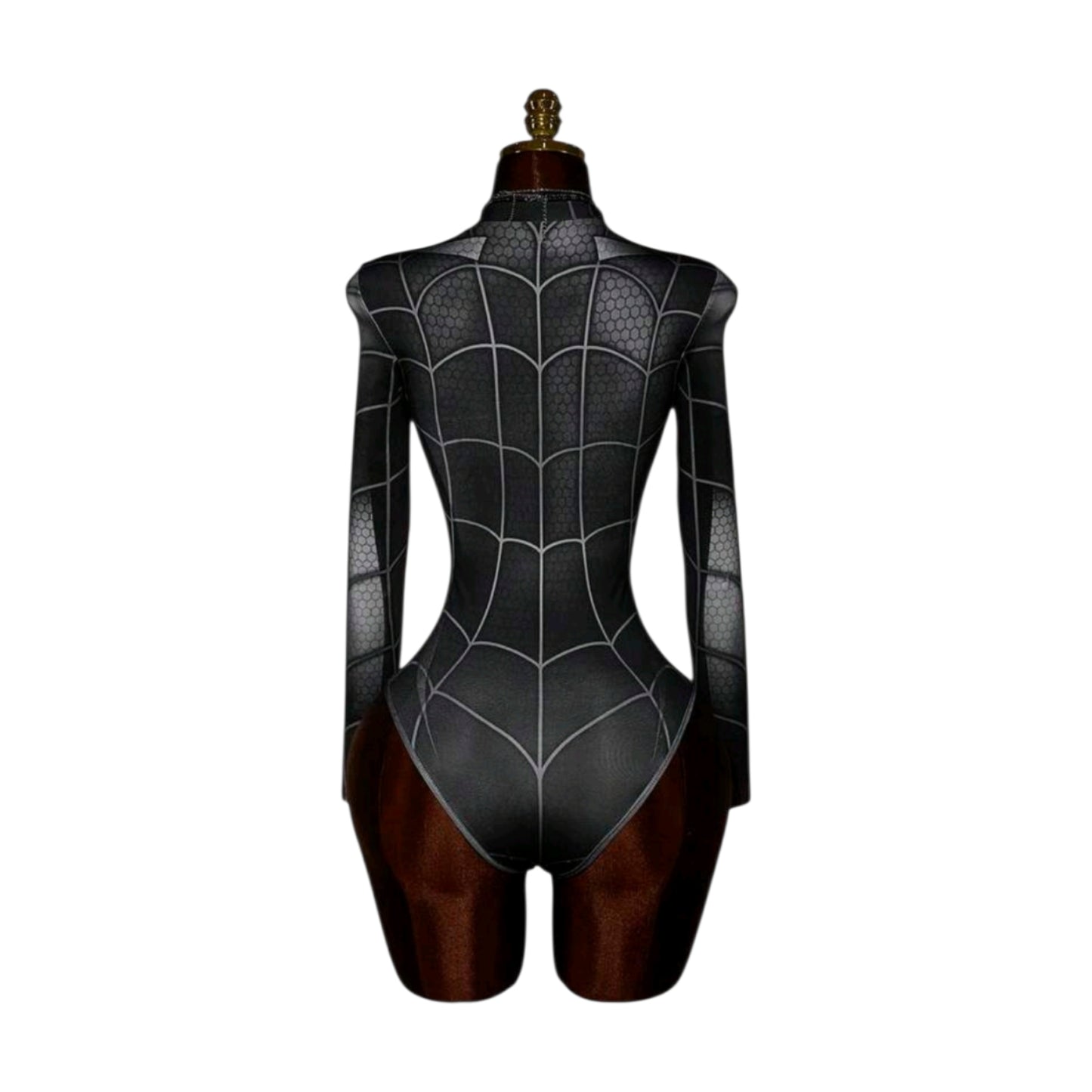 Body Disfraz Cosplay Spiderman Traje Negro Mujer